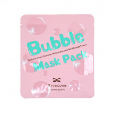 Пузырьковая очищающая маска   Bubble Mask Pack   21g Rivecowe